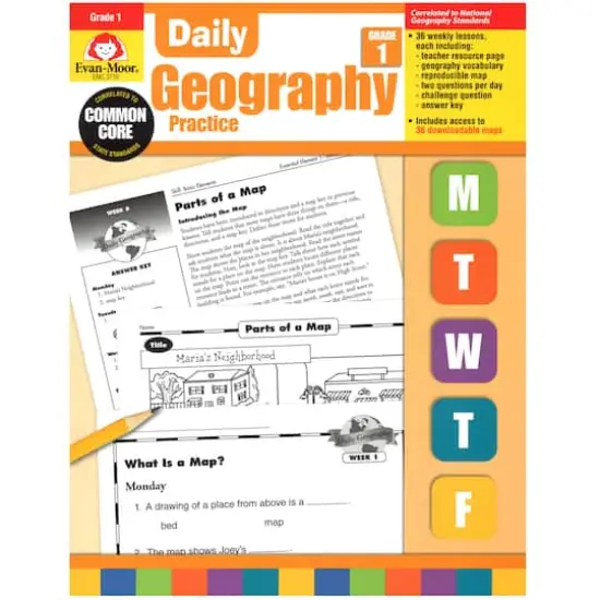 Evan-Moor&reg; Daily Geography Practice Book, Grade 1 {1}