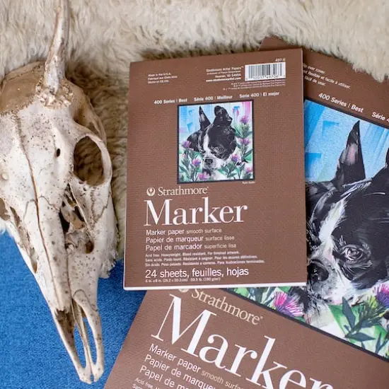 Strathmore&reg; 400 Series Marker Paper Pad {4}