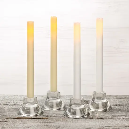 9" Cream Flameless LED Taper Candles, 2ct. by Ashland&reg; {4}