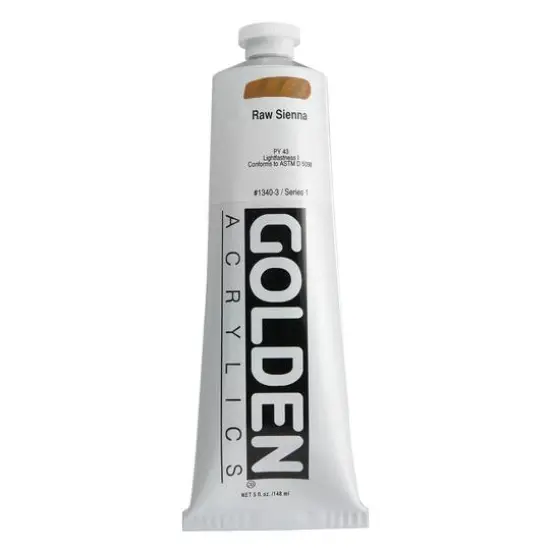 Golden&reg; Heavy Body Acrylic Paint, 5oz. 1340 Raw Sienna {1}
