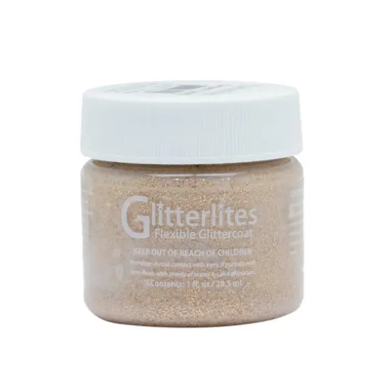 Angelus&reg; Glitterlites Flexible Glittercoat Desert Gold {1}