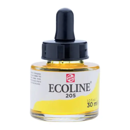 Ecoline&reg; Liquid Watercolour, 30ml Jar Lemon Yellow {1}