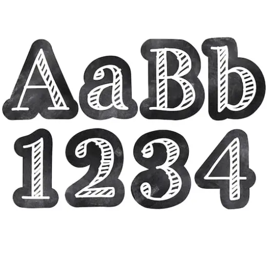 Creative Teaching Press&reg; Chalk It Up! Chalkboard 4" Designer Letters {1}