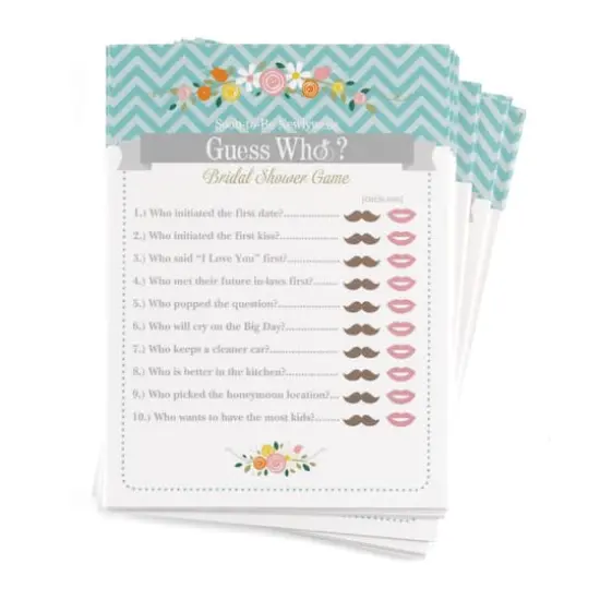 Hortense B. Hewitt Co. Guess Who Newly Wed Game {1}