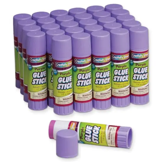 Creativity Street&reg; Purple 1.41 oz Glue Sticks, Pack of 30 {1}