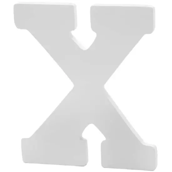 9" White MDF Whimsy Letter by Make Market&reg; X {1}