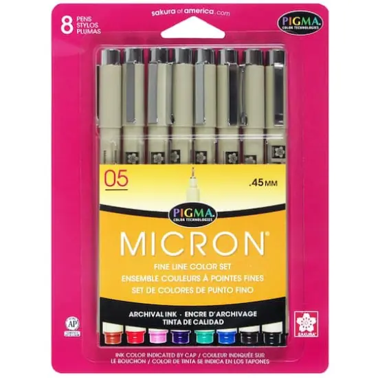 Pigma&reg; Micron&trade; 05 Fine Line Pen 8 Color Set {4}