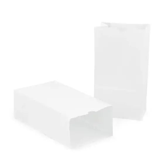 Hygloss White Paper Bags, 2 Packs of 100 {1}
