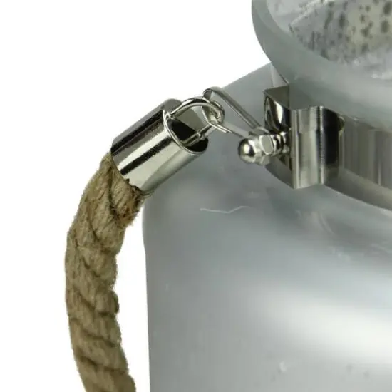 9.5" Reindeer & Tree Silhouette Pillar Candle Holder with Handle {3}