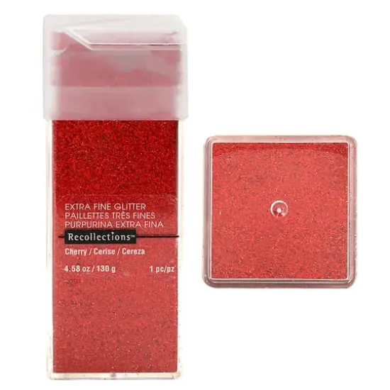 4.5oz. Extra Fine Glitter by Recollections&trade; Cherry {1}