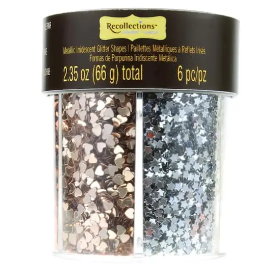 Signature Glitter Caddy, Metallic Shapes By Recollections™ {1}