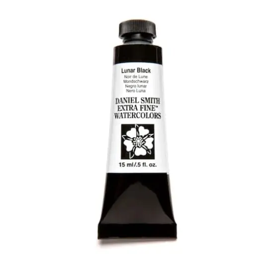 Daniel Smith Extra Fine&trade; Watercolor Paint, 15mL Lunar Black {1}