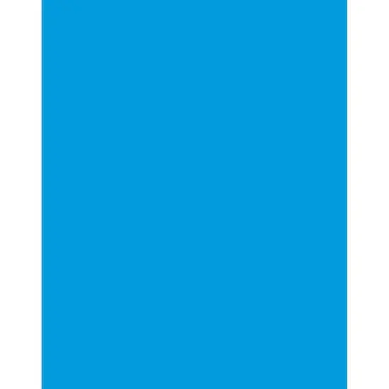 Pacon&reg; Blue Coated Poster Board, 22" x 28", Pack of 25 {1}