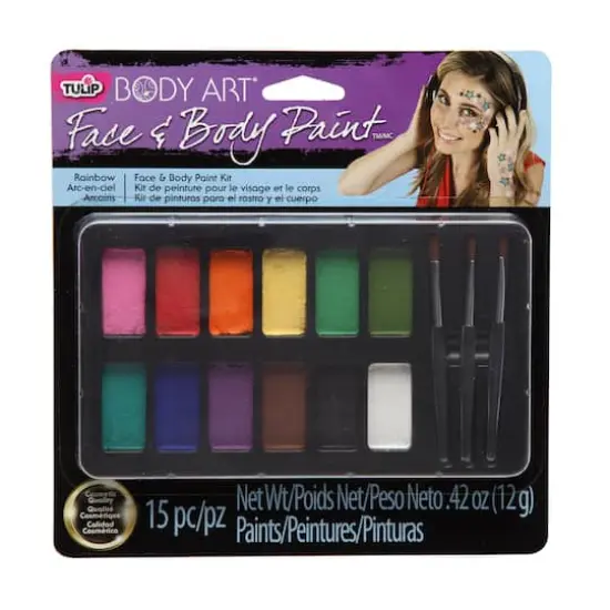 Tulip&reg; Body Art&reg; Rainbow Body Paint Kit {1}