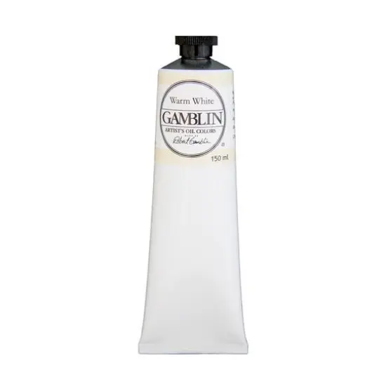 Gamblin 150mL Artist Grade Oil Colors Warm White {1}