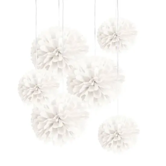 White Paper Pom Poms By Celebrate It&trade; {1}
