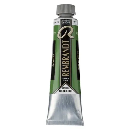 Rembrandt&reg; Artists' Oil Colour, 40mL Sap Green {1}