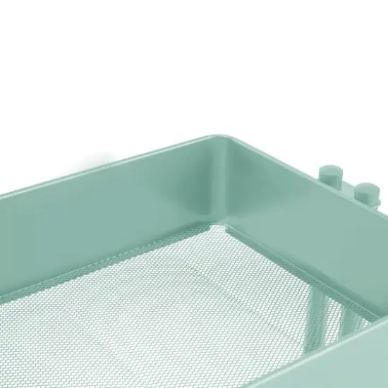 Lexington 3-Tier Rolling Cart by Simply Tidy&reg; Mint {6}
