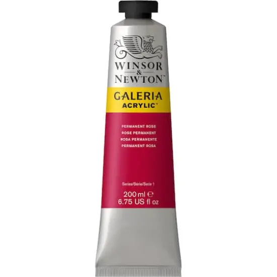 Winsor & Newton&trade; Galeria Acrylic&trade;, 200mL Permanent Rose {1}