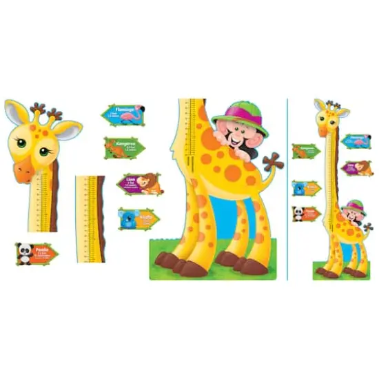 Trend Enterprises Giraffe Growth Chart Bulletin Board Set {1}