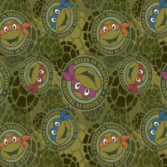 Nickelodeon Turtles In Training Cotton/Spandex Fabric {1}
