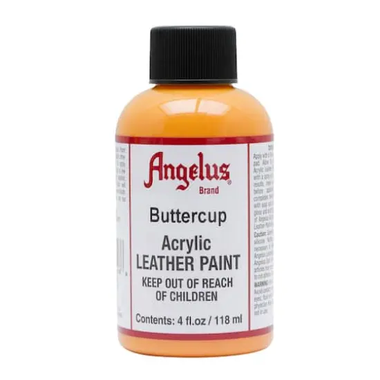 Angelus&reg; Acrylic Leather Paint, 4oz. Buttercup {1}