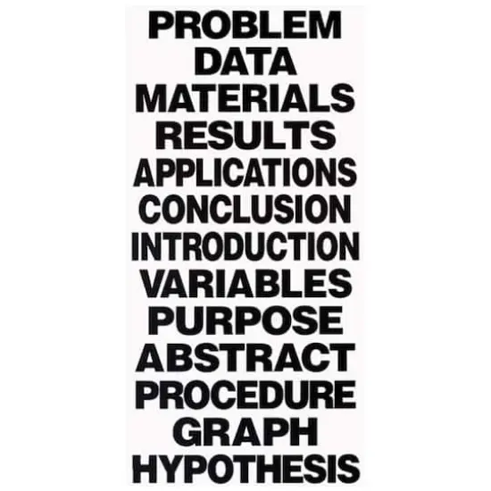 Black Flipside Science Fair Project Titles, 13 Per Pack, 12 packs {1}