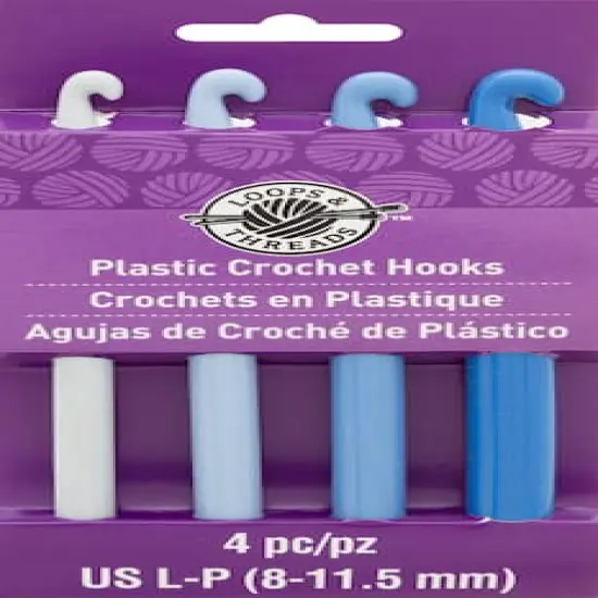 Plastic Crochet Hook Set by Loops & Threads&reg;, L-P {5}