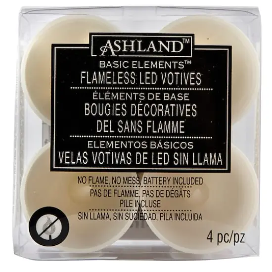 Ashland&reg; Flameless LED Votives, White {1}