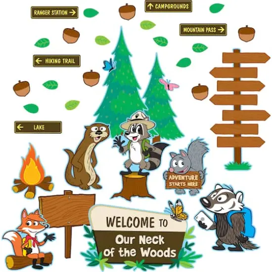 Ranger Rick&reg; Welcome to Our Neck of the Woods Bulletin Board {1}