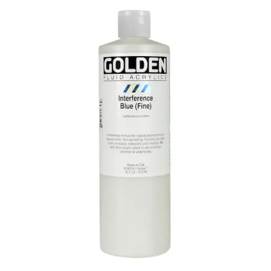 Golden&reg; Fluid Acrylics, 16oz. Interference Blue Fine {1}