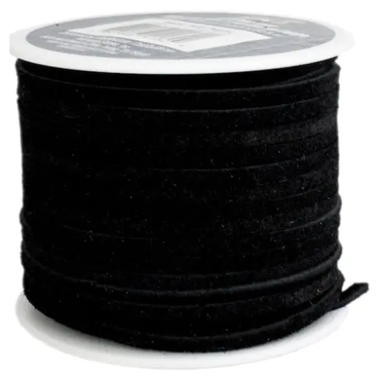 Suede Leather Lace by ArtMinds&trade; Black {4}