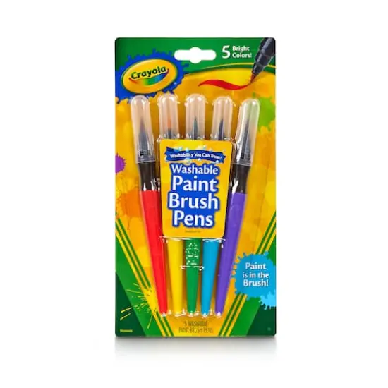 Crayola&reg; Washable Paint Brush Pens {6}