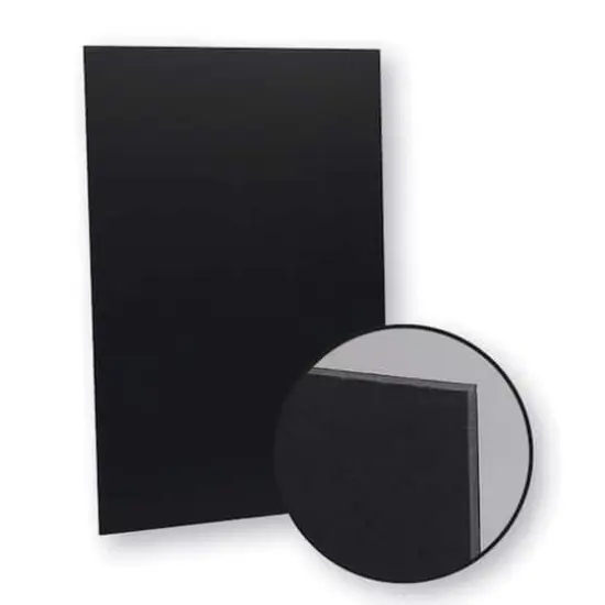 Flipside 20" x 30" Black on Black Foam Board, 10 Pack {1}