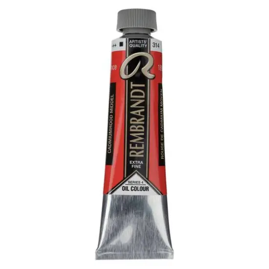 Rembrandt&reg; Artists' Oil Colour, 40mL Cadmium Red Medium {1}