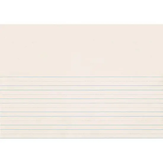 Pacon&reg; 7/8&rdquo; Ruled White Picture Story Ruled Newsprint Paper, 500 Count {1}