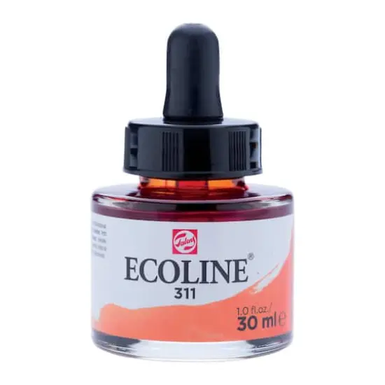 Ecoline&reg; Liquid Watercolour, 30ml Jar Vermilion {1}