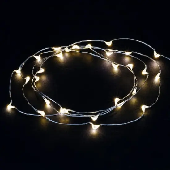 Shimmer Lights&trade; White LED String Lights By Ashland&reg; {3}