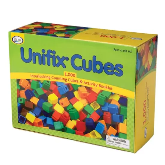 Unifix&reg; Pattern Cube Set, Pack of 1000 {1}