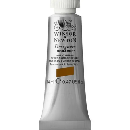 Winsor & Newton&reg; Designers Gouache Burnt Umber {1}