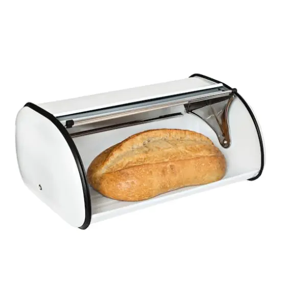 Honey Can Do White Retro Bread Box {5}