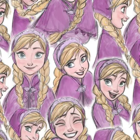 Disney&reg; Anna Sketch Fabric {1}