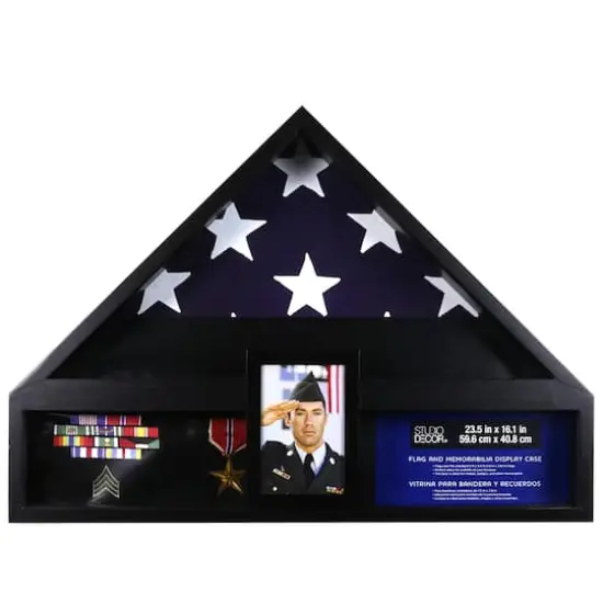 Deluxe Flag Case with Photo Display by Studio D&eacute;cor&reg; {1}