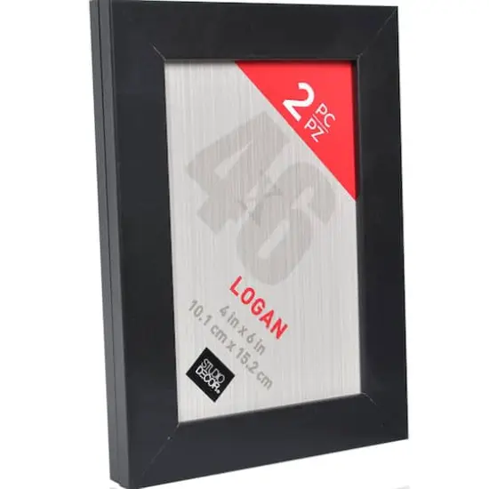 2 Pack Logan Tabletop Frames by Studio D&eacute;cor&reg; Black {1}
