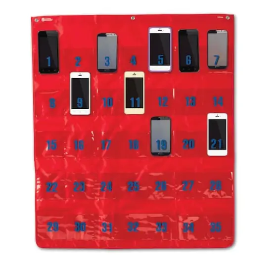 Calculator Storage Pocket Chart {3}