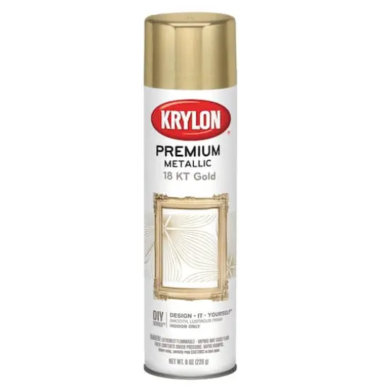 Krylon&reg; Premium Metallic Finish 18K Gold {1}