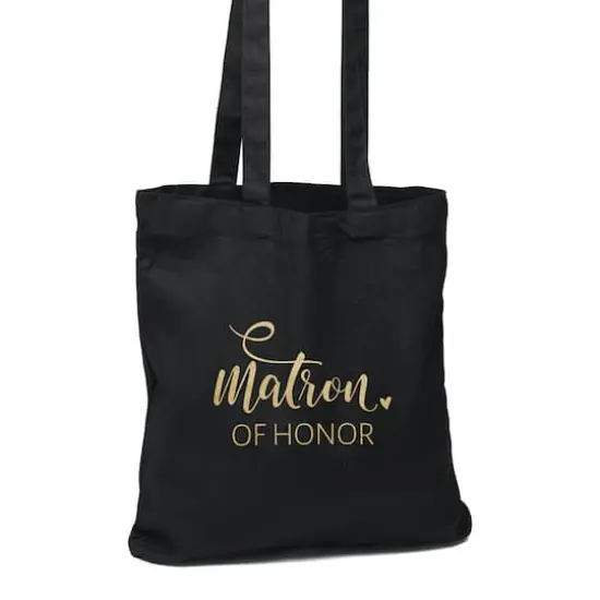 Hortense B. Hewitt Co. Matron of Honor Black Tote Bag {1}