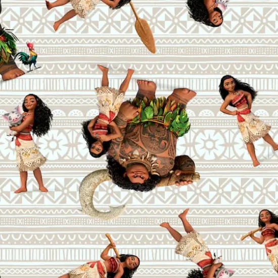 Moana & Friends Quilting Cotton Fabric {1}