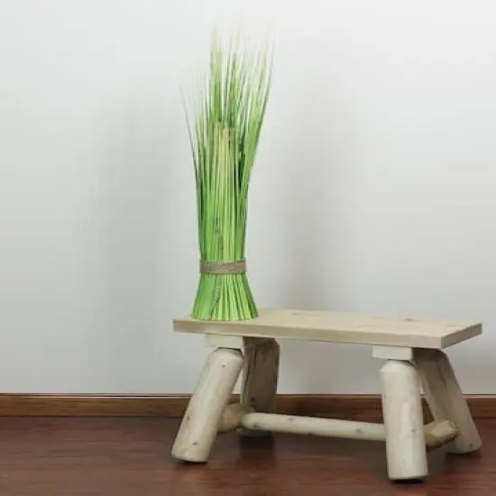 37.75" Green & Yellow Artificial Onion Grass Bundle Wrapped with Tan Rope {5}