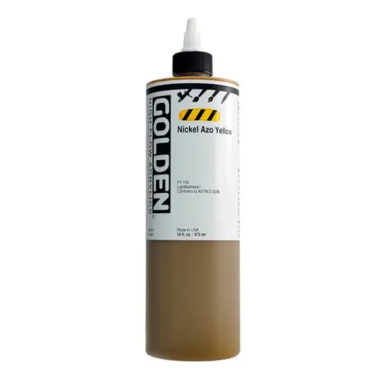 Golden&reg; High Flow Acrylics, 16oz. Nickel Azo Yellow {1}